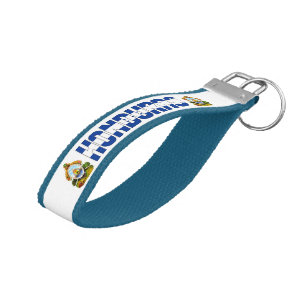 Honduras Flag Charming Patriotic Wrist Keychain
