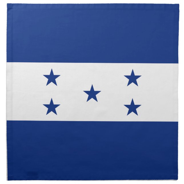 Honduras flag cloth napkin (Front)