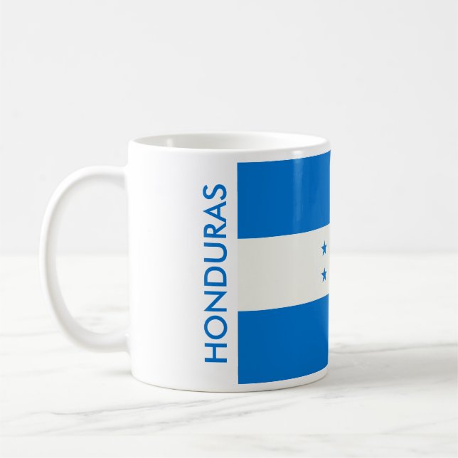 HONDURAS FLAG COFFEE MUG (Left)