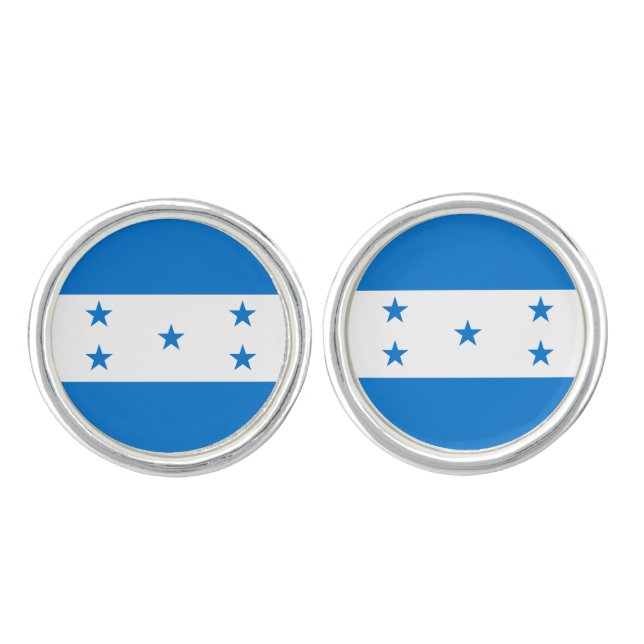 Honduras Flag Cufflinks (Front)