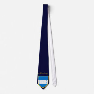 Honduras Flag Custon Name Tie