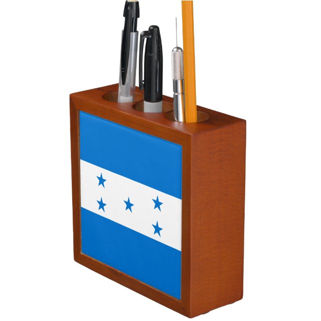 Honduras Flag Desk Organizer (In Situ)