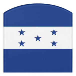 Honduras flag door sign