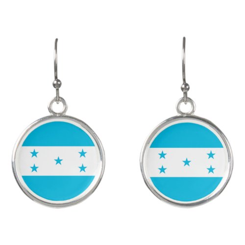 Honduras Flag Earrings