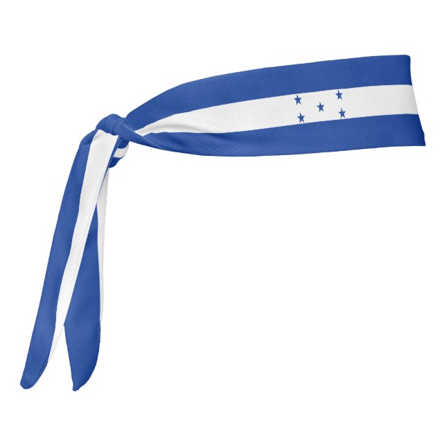 Honduras Flag Elegant Patriotic Tie Headband (Rotate 270)