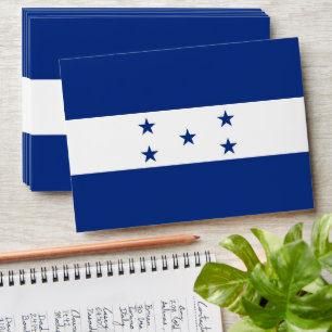 Honduras flag envelope