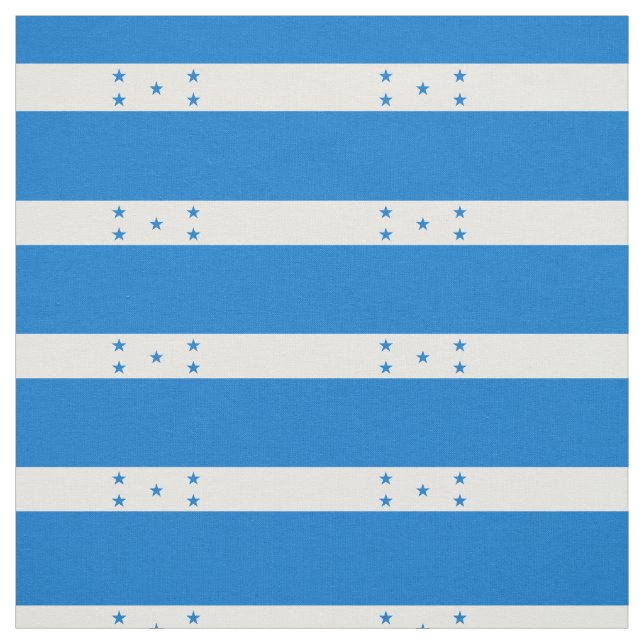 Honduras Flag Fabric (Swatch)