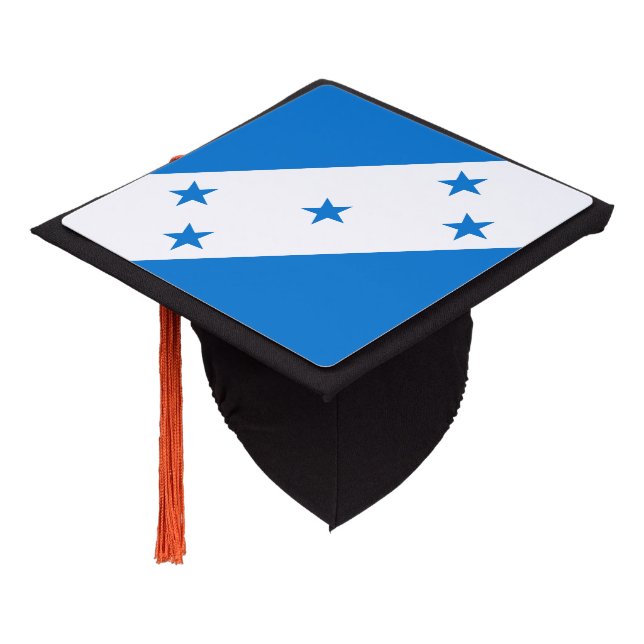 Honduras Flag Graduation Cap Topper (Angled)