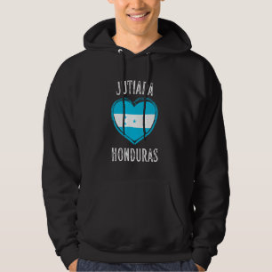 Honduras Flag Heart Jutiapa City Hoodie