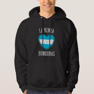 Honduras Flag Heart La Venta City Hoodie