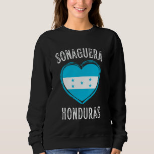 Honduras Flag Heart Sonaguera City Sweatshirt