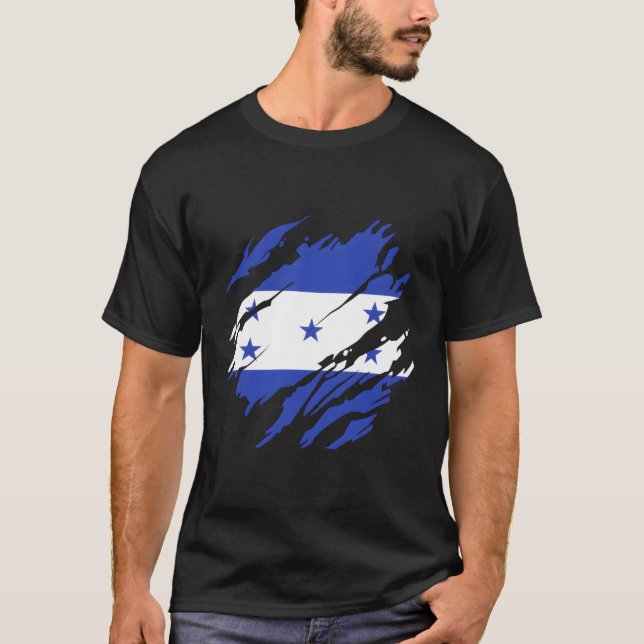 Honduras Flag Honduran T-Shirt (Front)