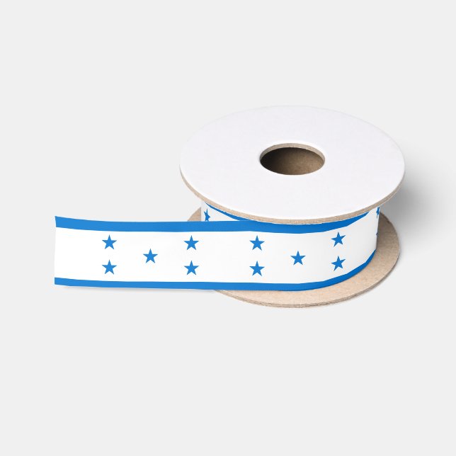 Honduras Flag & Honduras travel, holiday/sports Satin Ribbon (Spool)