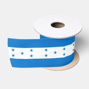 Honduras Flag & Honduras travel, holiday/sports Satin Ribbon