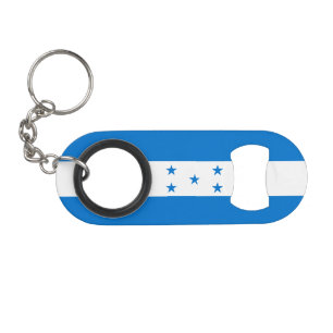 Honduras Flag Keychain Bottle Opener