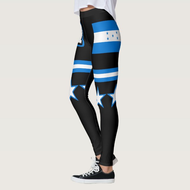 Honduras Flag Leggings (Left)