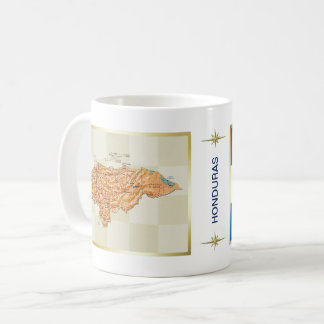 Honduras Flag + Map Mug