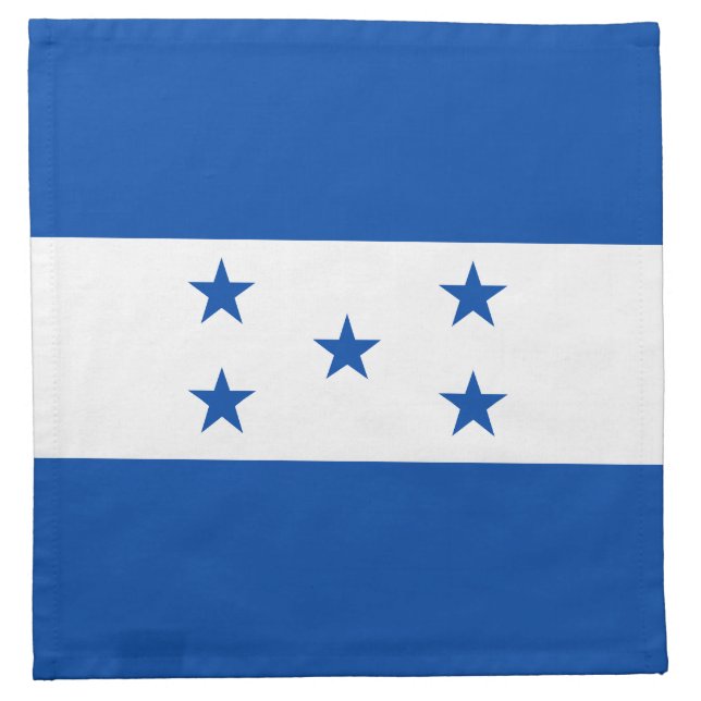 Honduras Flag Napkin (Front)