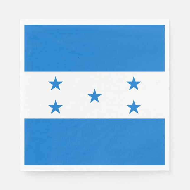 Honduras Flag Napkins (Front)