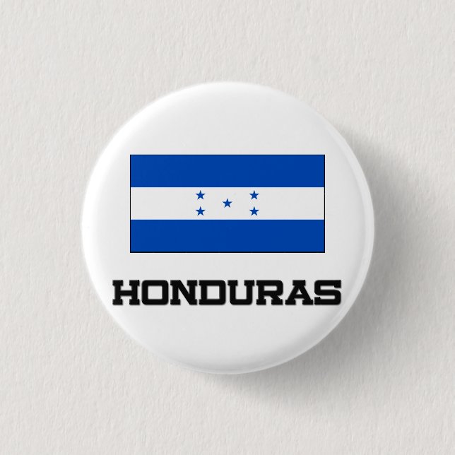 Honduras Flag Pinback Button (Front)
