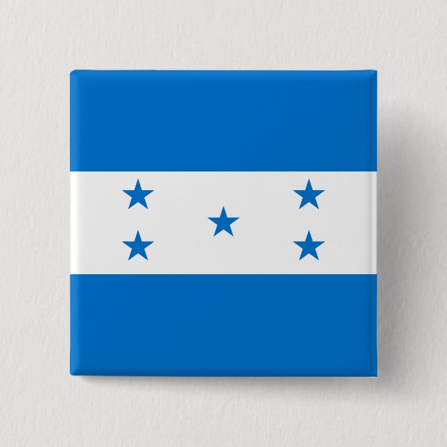 Honduras Flag Pinback Button (Front)