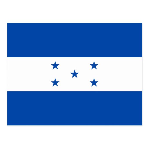 Honduras Flag Postcard | Zazzle