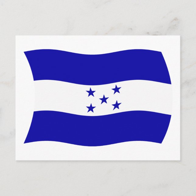 Honduras Flag Postcard (Front)