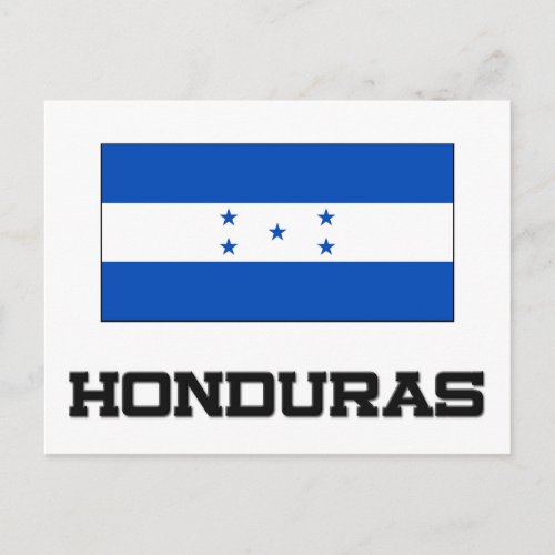 Honduras Flag Postcard