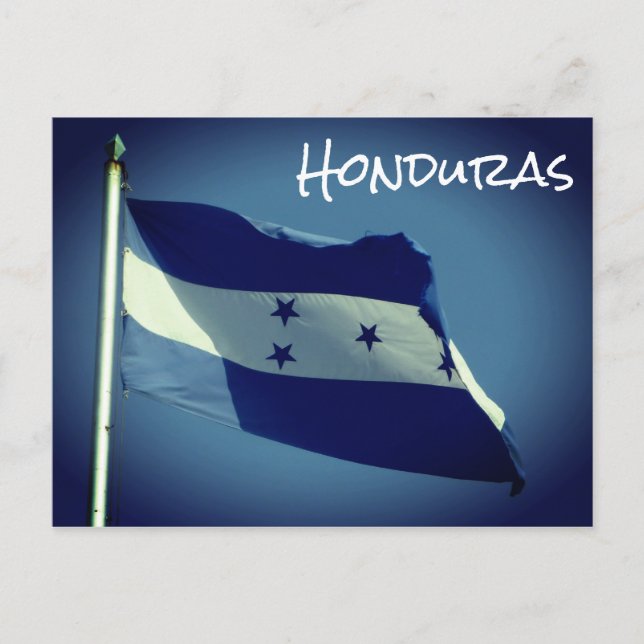honduras flag postcard (Front)