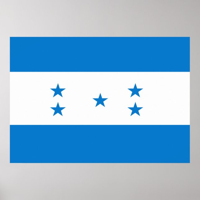 Honduras Flag Poster (Front)