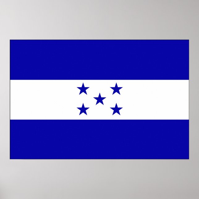 Honduras Flag Poster (Front)