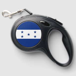 Honduras flag retractable pet leash 