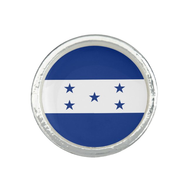 Honduras flag ring (Front)