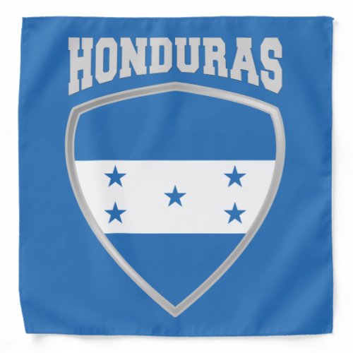 Honduras Flag Shield Bandana