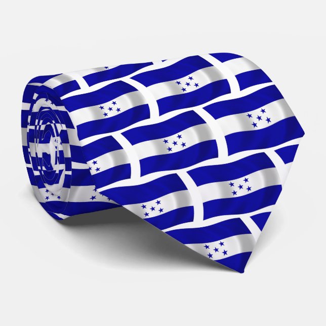 Honduras Flag Tie (Rolled)