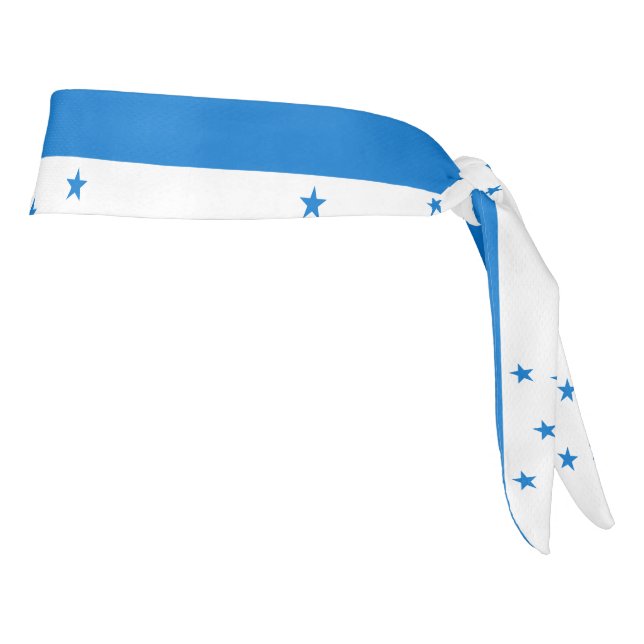 Honduras flag  tie headband (Rotate 90)