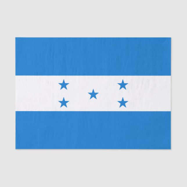 Honduras Flag Tissue Paper (Front)