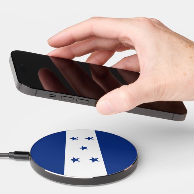 Honduras flag wireless charger  (Hand)