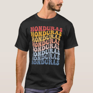 Honduras Groovy Retro Honduran T-Shirt