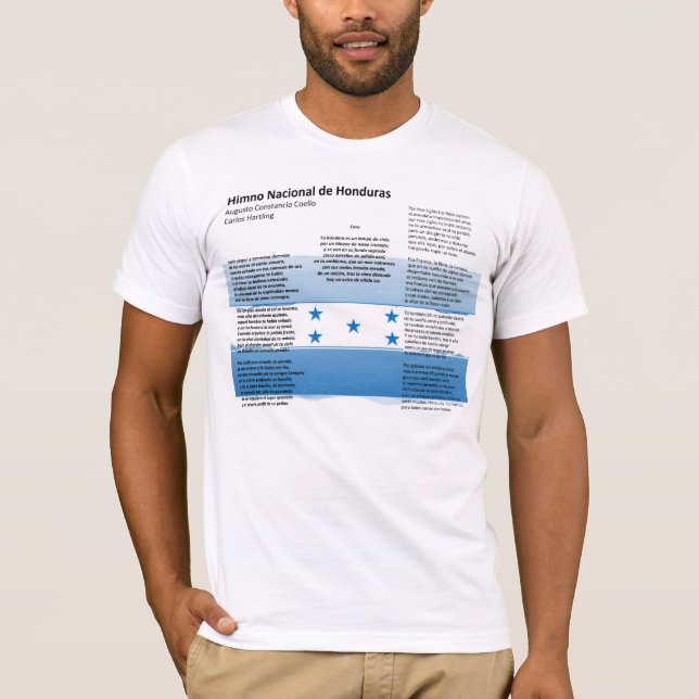 Honduras - Himno Nacional de Honduras T-Shirt (Front)