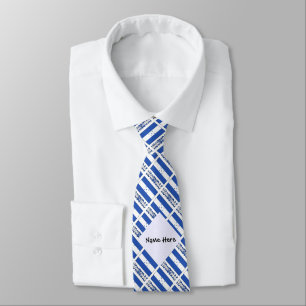 Hondúras Honduran Flag Black Personalization  Neck Tie