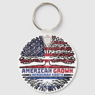 Honduras Honduran US American USA United States Keychain