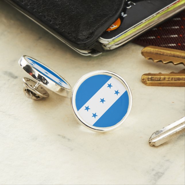 Honduras Lapel Pin, Honduras Flag Pin (In Situ)