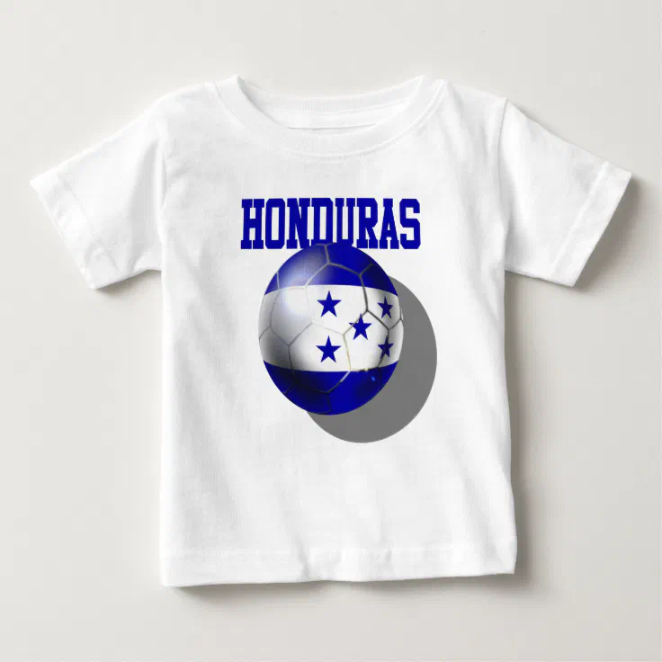 HONDURAS BABYBODYSUIT KIDS INFANT SOCCER FUTBOL FLAG JERSEY T-SHIRT GIFT 