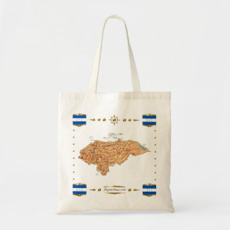 Honduras Map + Flags Bag