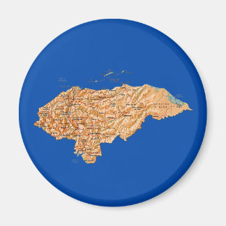 Honduras Map Magnet