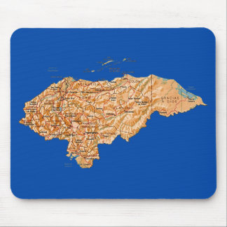 Honduras Map Mousepad