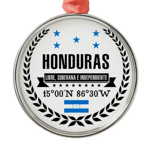 Honduras Metal Ornament