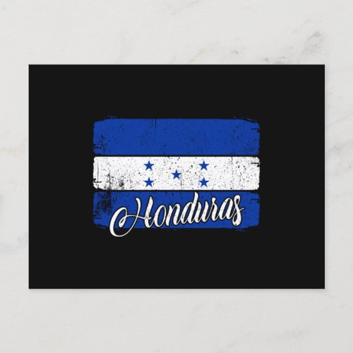 Honduras National Flag Honduras Postcard