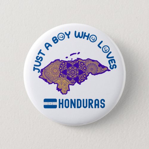Honduras North American Country Button